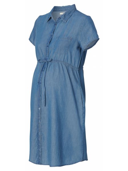 Košeľové šaty Esprit Maternity modrá