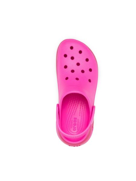Calzado con plataforma Crocs rosa