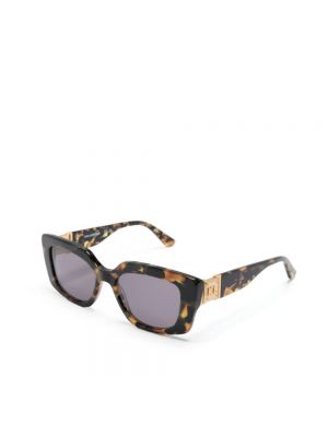 Okulary przeciwsłoneczne Karl Lagerfeld brązowe