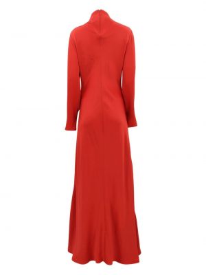 Saténové večerní šaty Lapointe červené