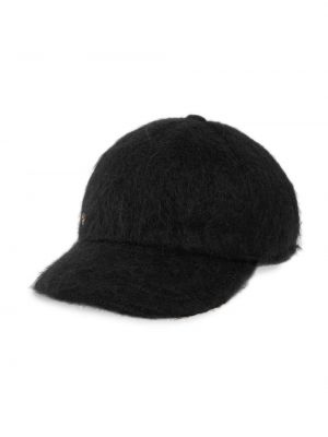 Moherinis kepurė su snapeliu Gucci juoda