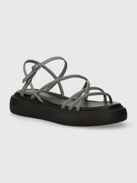 Kožne sandale s platformom Vagabond Shoemakers siva