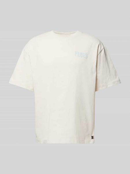 Koszulka z nadrukiem Pequs biała