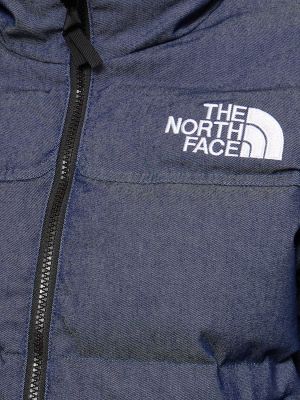Geacă cu puf reversibilă The North Face albastru
