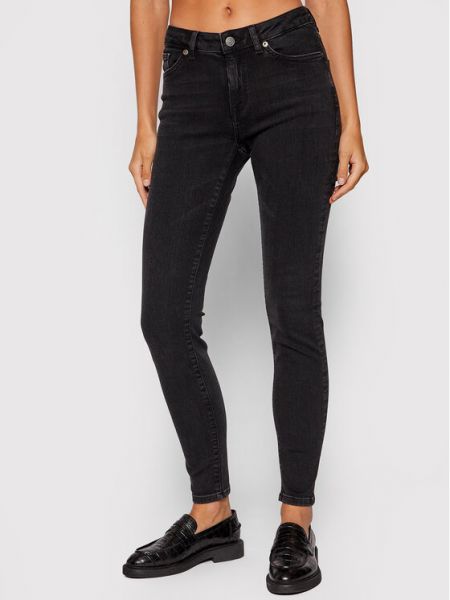 Jeans skinny Selected Femme noir