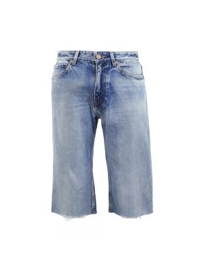 Shorts en jean Balenciaga bleu