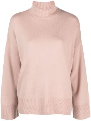 Кашмирен велурен пуловер Le Kasha розово