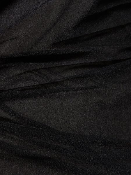 Top de nailon de tela jersey Proenza Schouler negro