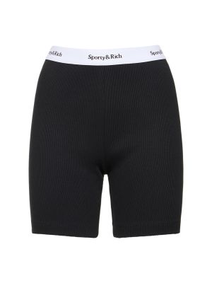 Pantalones cortos Sporty & Rich negro