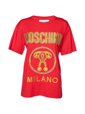 Top aus baumwoll Moschino Pre-owned rot