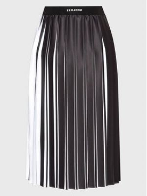 Plisované midi sukně Ermanno Firenze černé