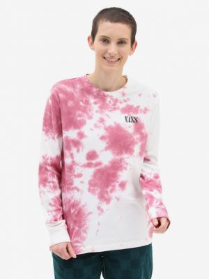 Tricou cu mânecă lungă Vans roz