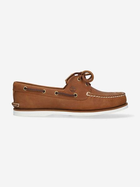 Pantofi din piele Timberland maro