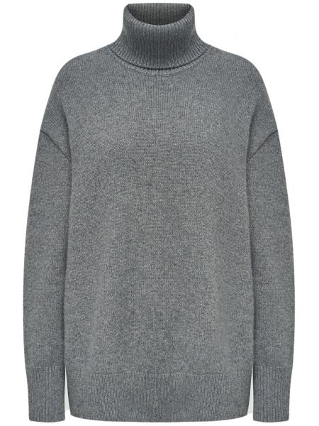 Кашмирен пуловер 12 Storeez сиво
