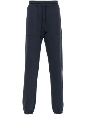 Pantaloni di cotone Mc2 Saint Barth blu
