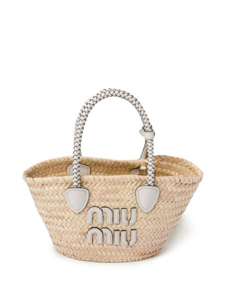 Pletená nákupná taška Miu Miu