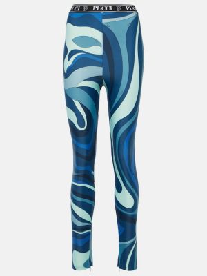 Αθλητικό παντελόνι με σχέδιο Pucci μπλε