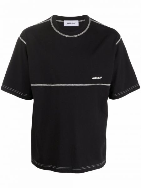 Camiseta con bordado Ambush negro