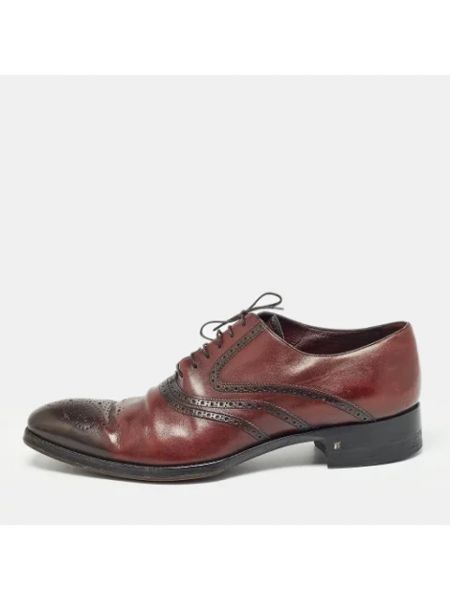 Zapatos oxford de cuero retro Louis Vuitton Vintage marrón