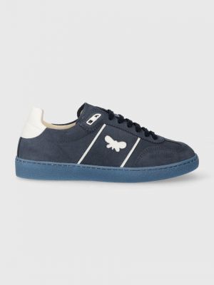 Velúr sneakers Weekend Max Mara kék