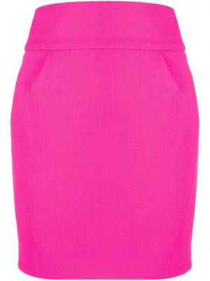 Φούστα mini από κρεπ Alexandre Vauthier ροζ