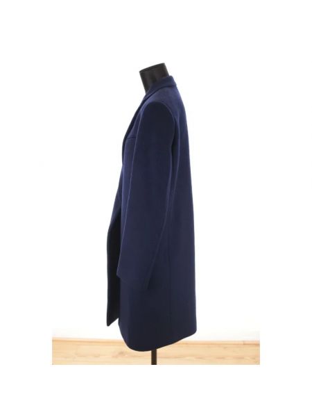 Abrigo de lana Celine Vintage azul