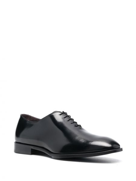 Chaussures oxford en cuir Canali noir