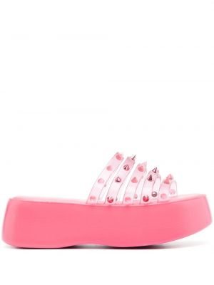 Ниски обувки на платформе Jean Paul Gaultier розово