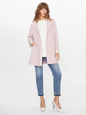 Palton de lână Marella roz
