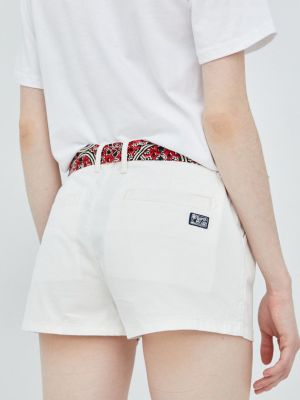 Pantaloni Superdry alb