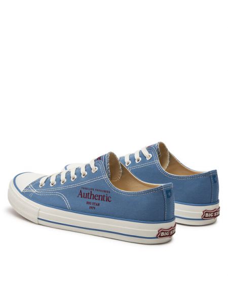 Sneakers με μοτίβο αστέρια Big Star μπλε