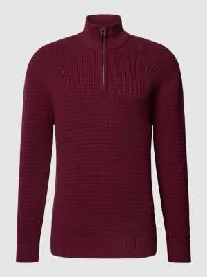 Dzianinowy sweter Esprit Collection czerwony