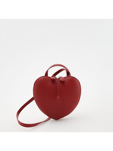 Červená kabelka se srdcovým vzorem Reserved