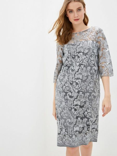 Вечернее платье Argent серебряное