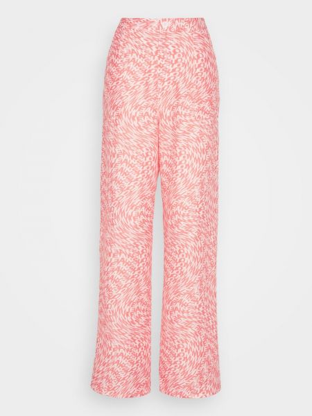 Spodnie Tommy Jeans różowe