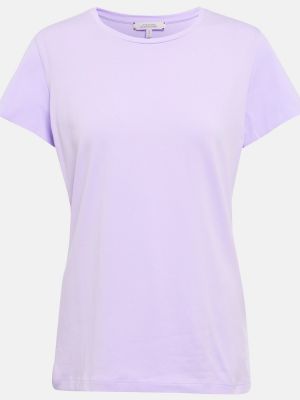 Medvilninis marškinėliai Dorothee Schumacher violetinė