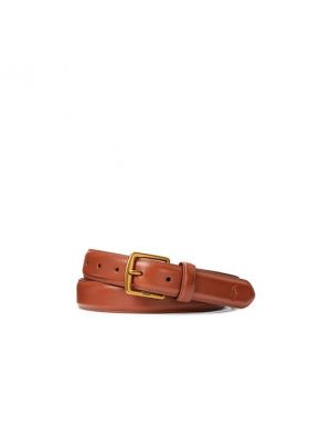 Cinturón de cuero Polo Ralph Lauren marrón