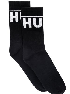 Чорапи Hugo Boss черно