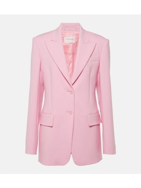Шерстяной пиджак Sportmax розовый