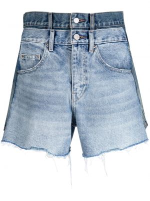 Asymmetrische jeans shorts Jnby blau