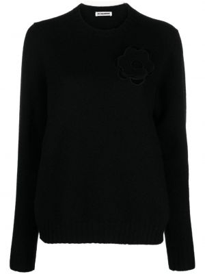 Maglione di lana Jil Sander nero