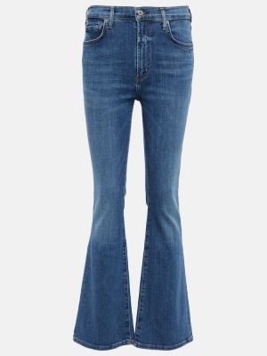 High waist bootcut jeans ausgestellt Citizens Of Humanity blau