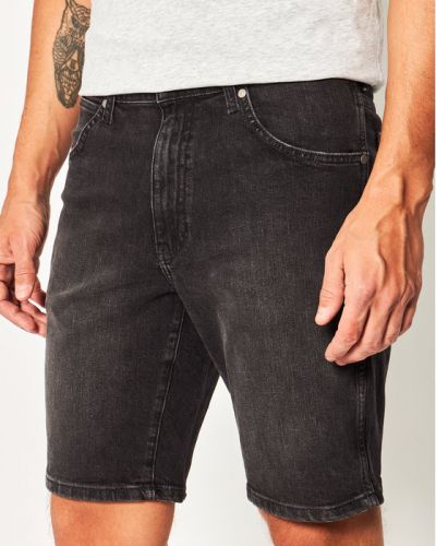 Szorty jeansowe Wrangler szare