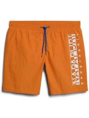 Kalhoty Napapijri oranžové
