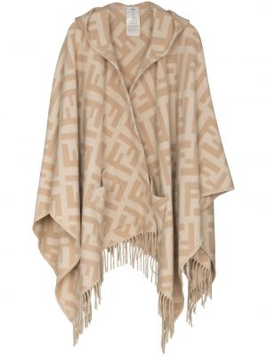 Cashmere poncho Fendi