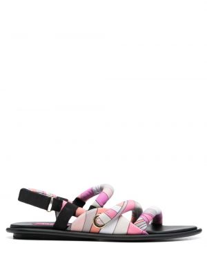Sandale ohne absatz mit print Pucci pink