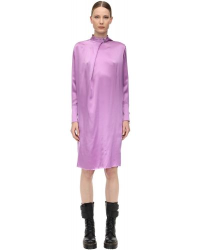 Платье миди Marques'almeida, фиолетовое