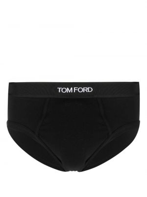 Bavlněné kalhotky Tom Ford černé