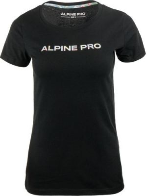 Marškinėliai Alpine Pro juoda