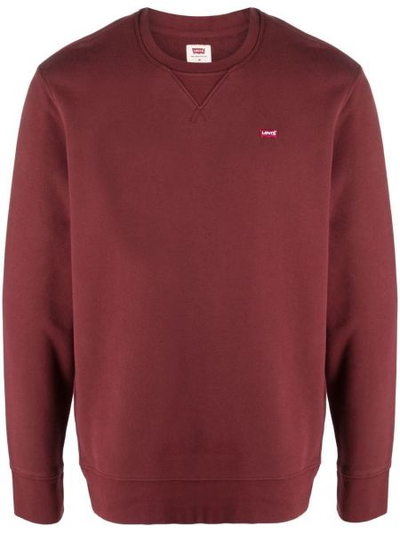 Rund hals bomull sweatshirt Levi's rød